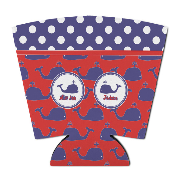 Whale Party Cup Sleeves - with bottom - FRONT
