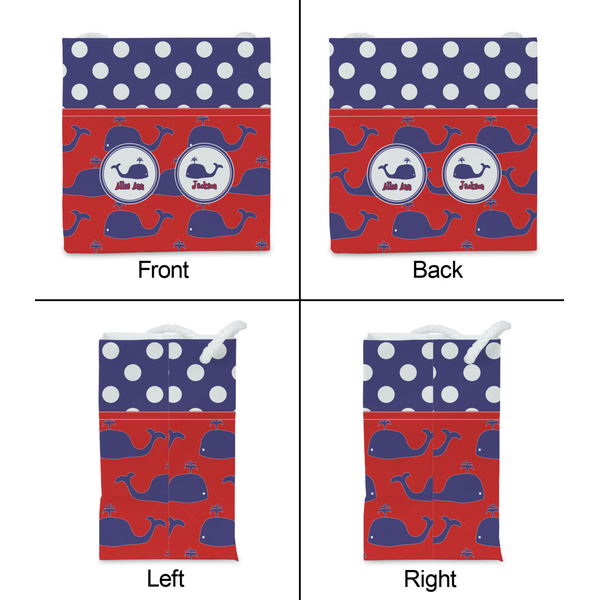 Whale Party Favor Gift Bag - Matte - Approval