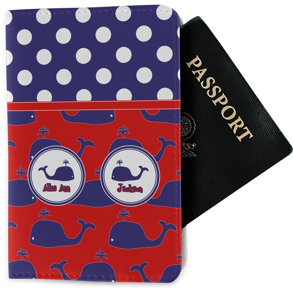 Custom Whale Passport Holder - Fabric (Personalized)
