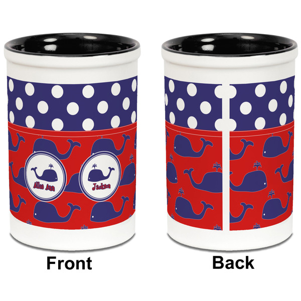 Whale Pencil Holder - Black - approval