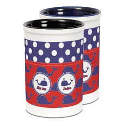 Whale Ceramic Pencil Holder - Large