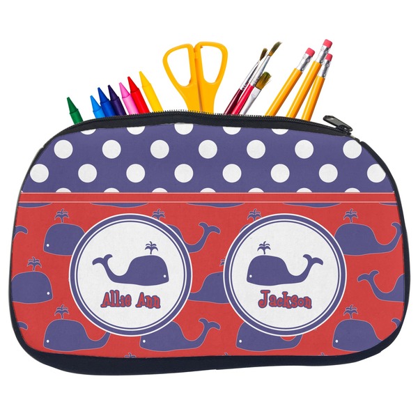 Whale Pencil / School Supplies Bags - Medium