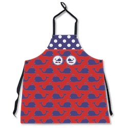 Whale Apron Without Pockets w/ Name or Text