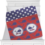 Whale Minky Blanket (Personalized)