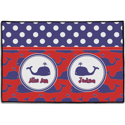 Whale Door Mat - 36"x24" (Personalized)