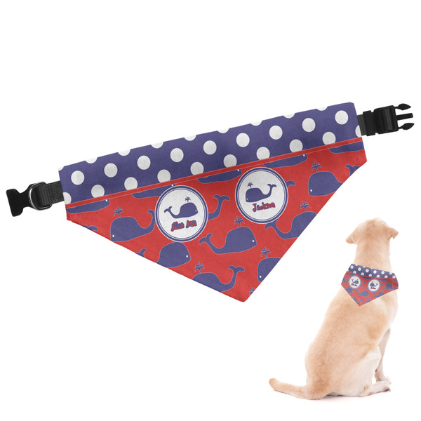 Custom Whale Dog Bandana - Medium (Personalized)