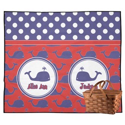 Whale Outdoor Picnic Blanket (Personalized)
