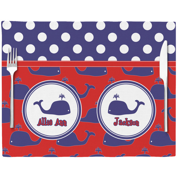Whale Placemat with Props