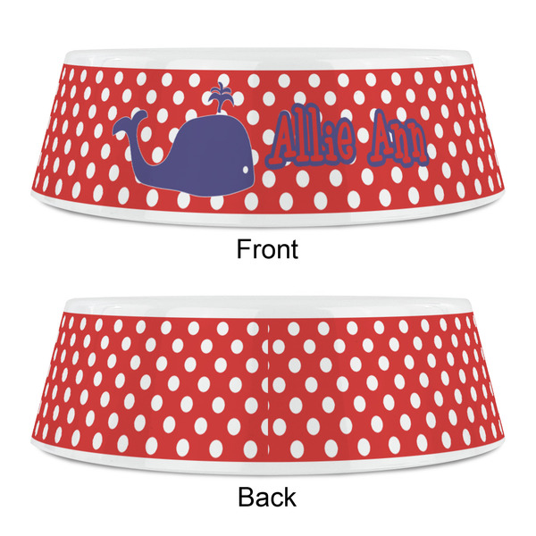 Whale Plastic Pet Bowls - Small - APPROVAL