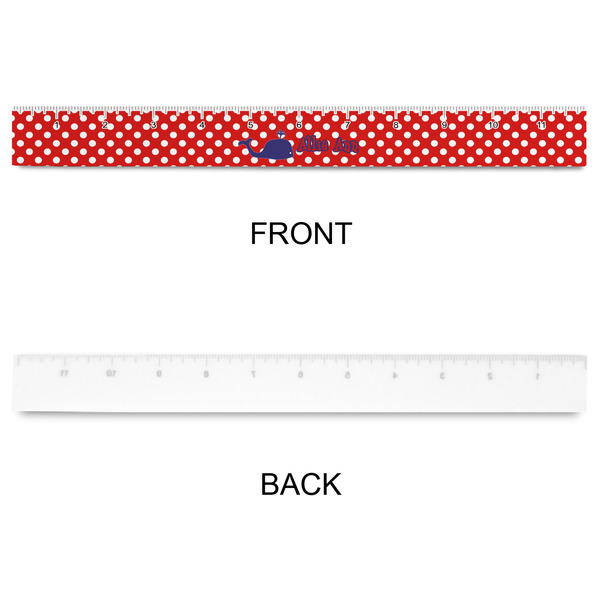 Whale Plastic Ruler - 12" - APPROVAL