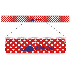 Whale Plastic Ruler - 12" (Personalized)