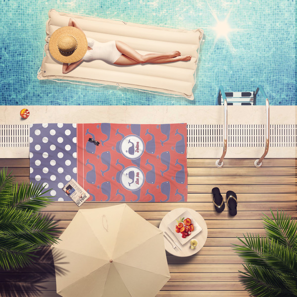 Whale Pool Towel Lifestyle