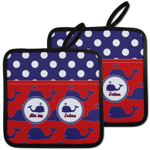 Whale Pot Holders - Set of 2 MAIN