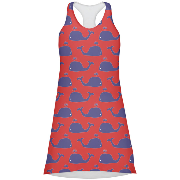 Custom Whale Racerback Dress - 2X Large