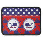 Whale Iron On Rectangle Patch w/ Name or Text