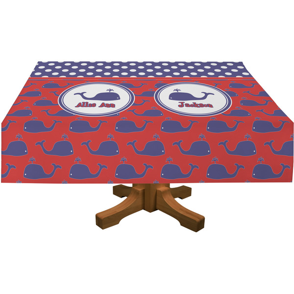 Whale Rectangular Tablecloths (Personalized)
