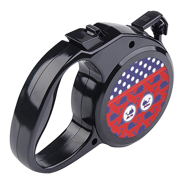 Whale Retractable Dog Leash - Angle