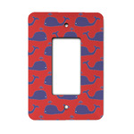 Whale Rocker Style Light Switch Cover - Single Switch