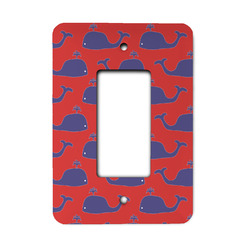 Whale Rocker Style Light Switch Cover - Single Switch