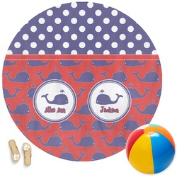 Whale Round Beach Towel (Personalized)