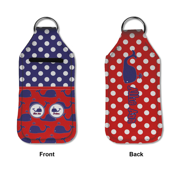 Whale Sanitizer Holder Keychain - Large APPROVAL (Flat)