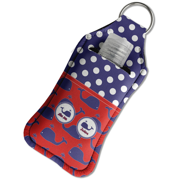 Whale Sanitizer Holder Keychain - Large in Case