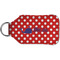 Whale Sanitizer Holder Keychain - Small (Back)