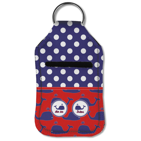 Whale Sanitizer Holder Keychain - Small (Front Flat)