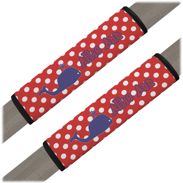 Custom Whale Seat Belt Covers (Set of 2) (Personalized)