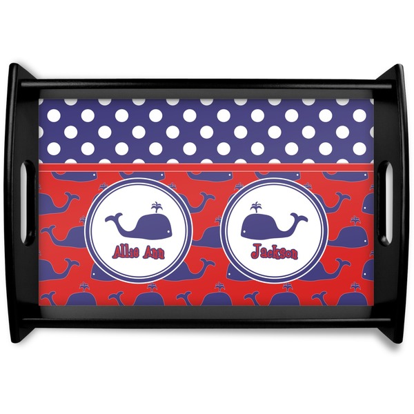 Custom Whale Wooden Tray (Personalized)