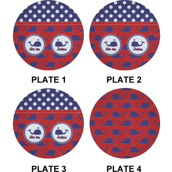 Whale Set of Appetizer / Dessert Plates (Approval)