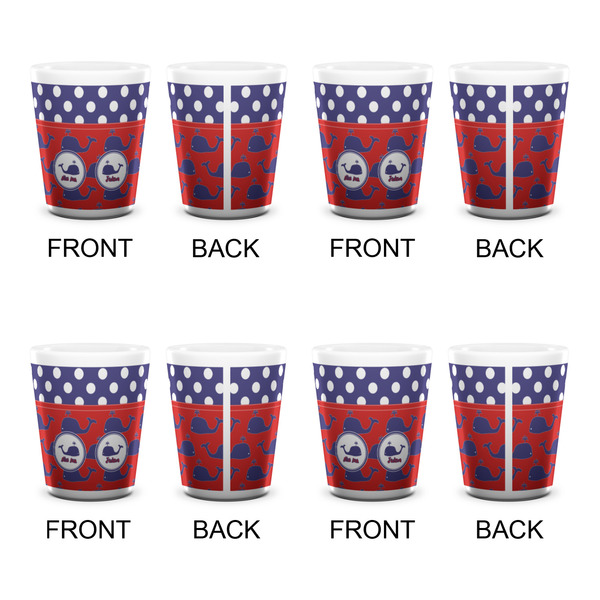 Whale Shot Glass - White - Set of 4 - APPROVAL