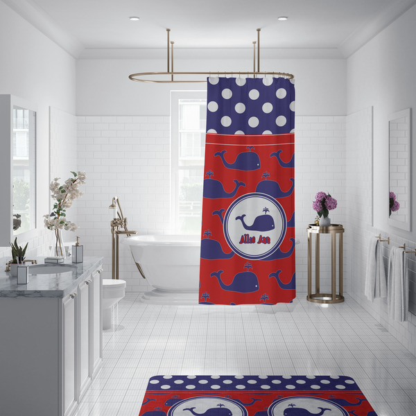 Whale Shower Curtain - 70"x83"