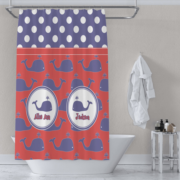 Whale Shower Curtain Lifestyle