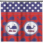 Whale Shower Curtain - Custom Size (Personalized)