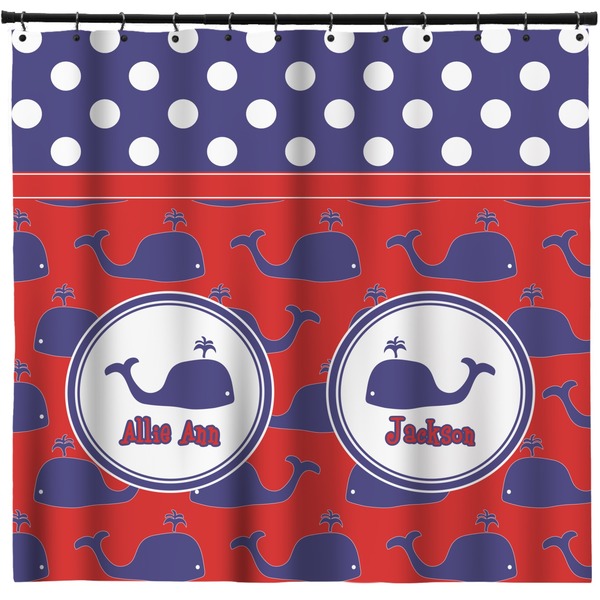 Custom Whale Shower Curtain - Custom Size (Personalized)