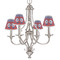 Whale Small Chandelier Shade - LIFESTYLE (on chandelier)