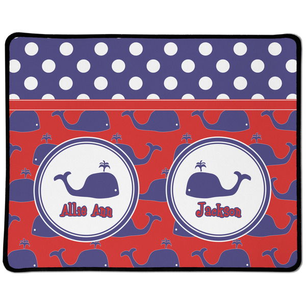 Custom Whale Large Gaming Mouse Pad - 12.5" x 10" (Personalized)