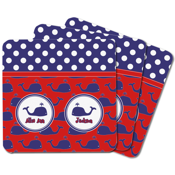 Whale Square Fridge Magnet - MAIN