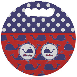 Whale Stadium Cushion (Round) (Personalized)