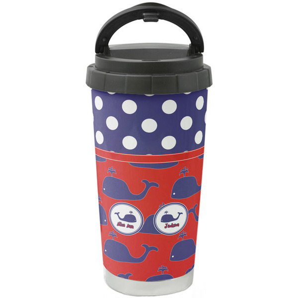 Custom Whale Stainless Steel Coffee Tumbler (Personalized)