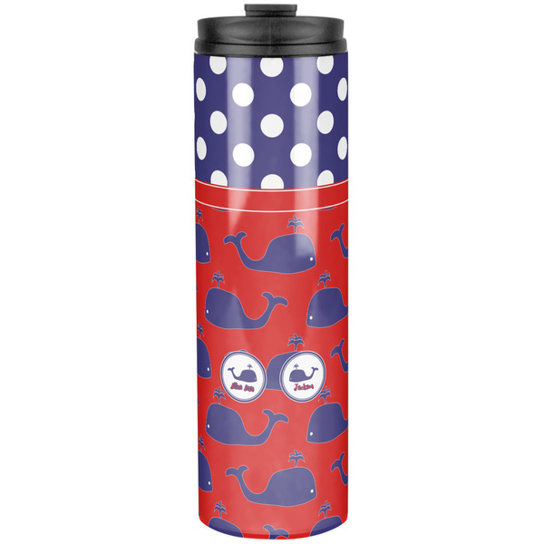 Custom Whale Stainless Steel Skinny Tumbler - 20 oz (Personalized)