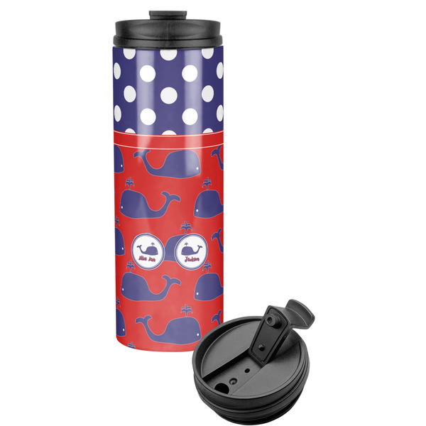 Custom Whale Stainless Steel Skinny Tumbler (Personalized)