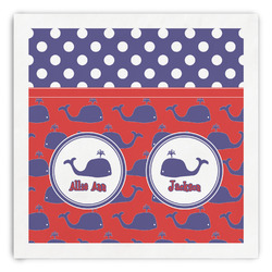 Whale Paper Dinner Napkins (Personalized)