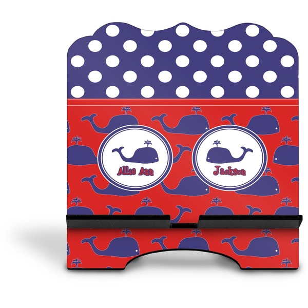 Whale Stylized Tablet Stand - Front without iPad