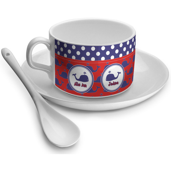 Custom Whale Tea Cup - Single (Personalized)