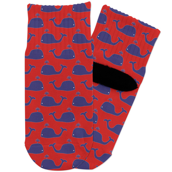 Custom Whale Toddler Ankle Socks