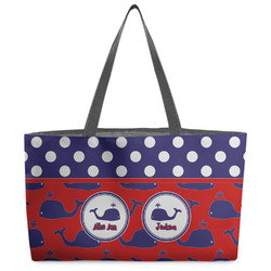 Whale Beach Totes Bag - w/ Black Handles (Personalized)