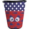 Whale Waste Basket - Single Sided (Black) (Personalized)