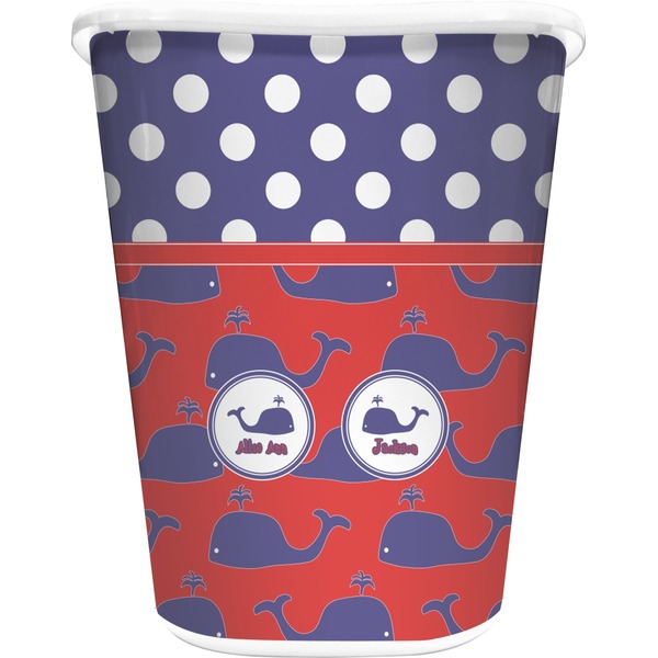 Custom Whale Waste Basket (Personalized)